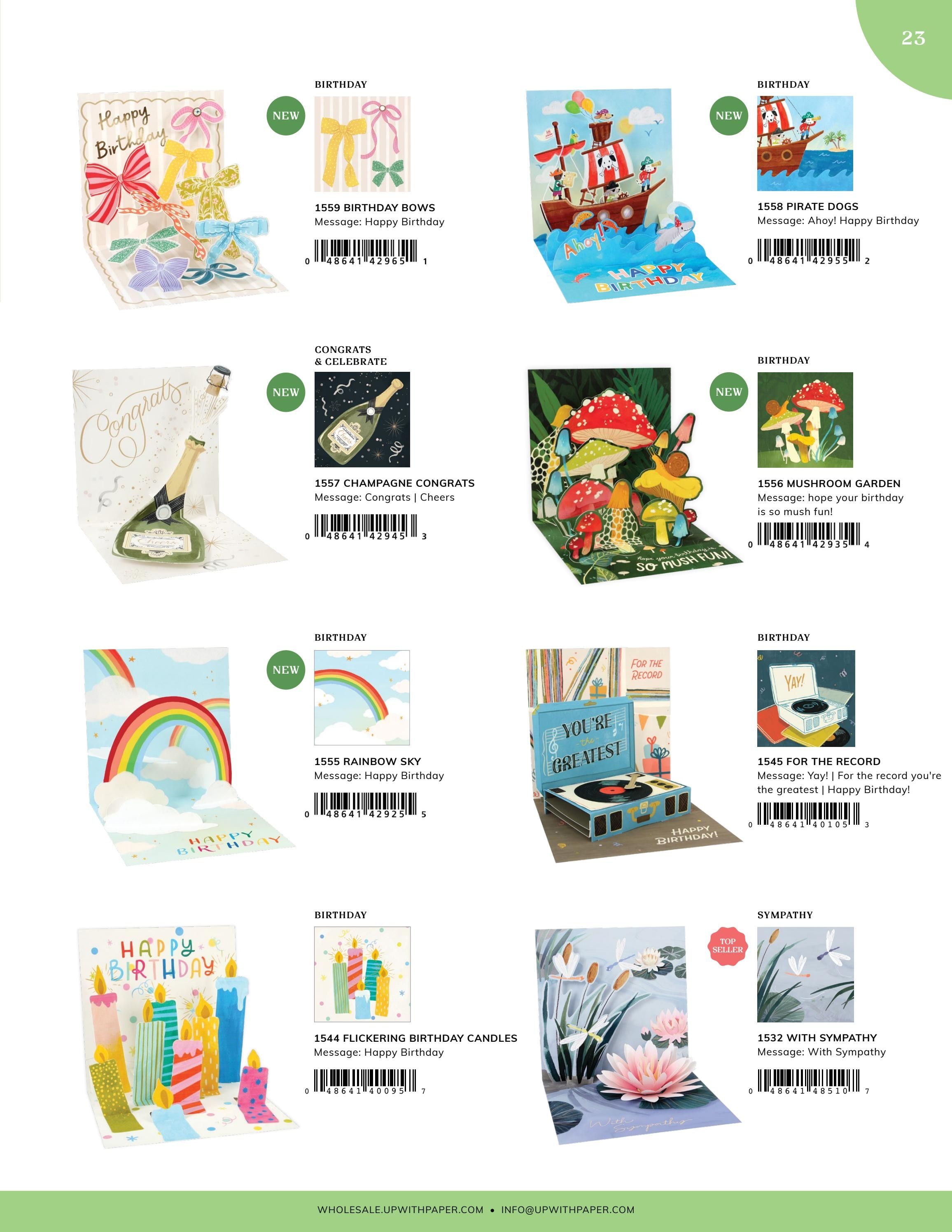 Up With Paper Annual Greeting Card Catalog Weekly Ad January 1 - December 31, 2026