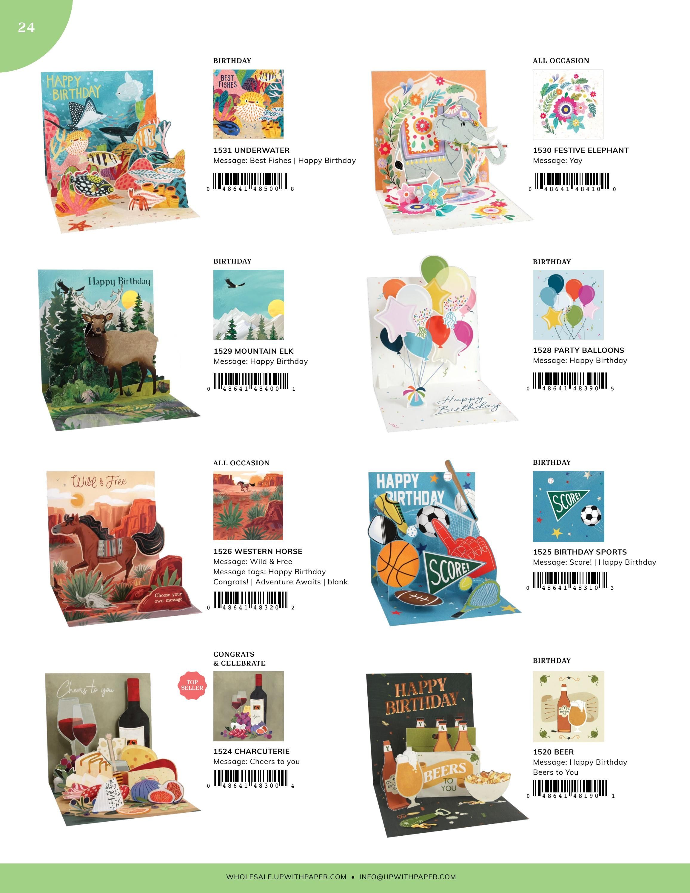 Up With Paper Annual Greeting Card Catalog Weekly Ad January 1 - December 31, 2026