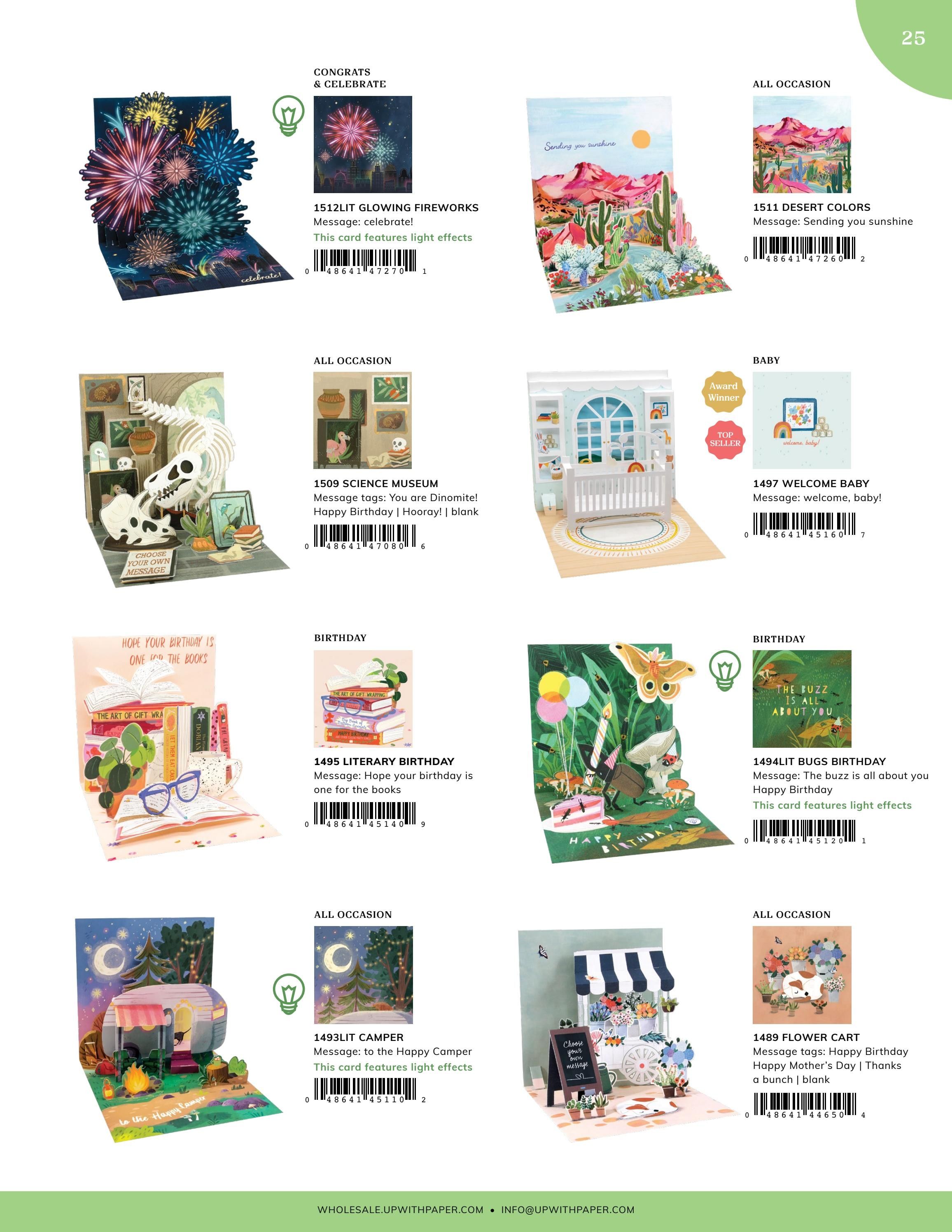 Up With Paper Annual Greeting Card Catalog Weekly Ad January 1 - December 31, 2026