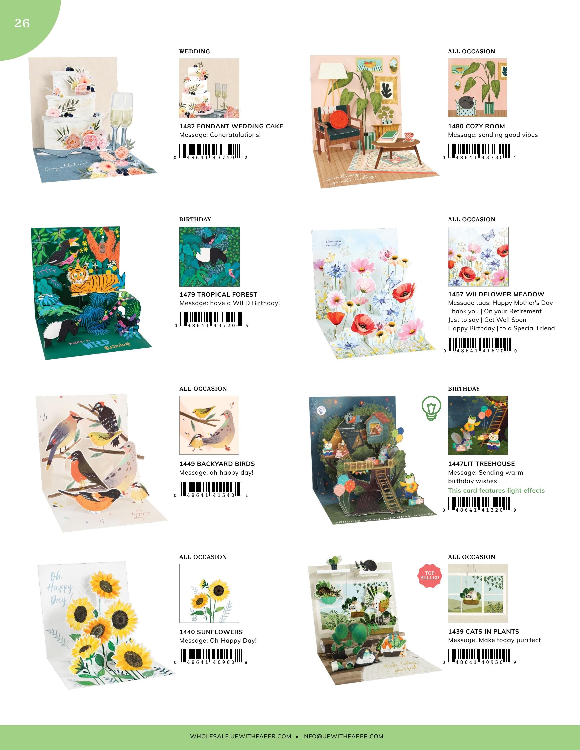 Up With Paper Annual Greeting Card Catalog Weekly Ad January 1 - December 31, 2026