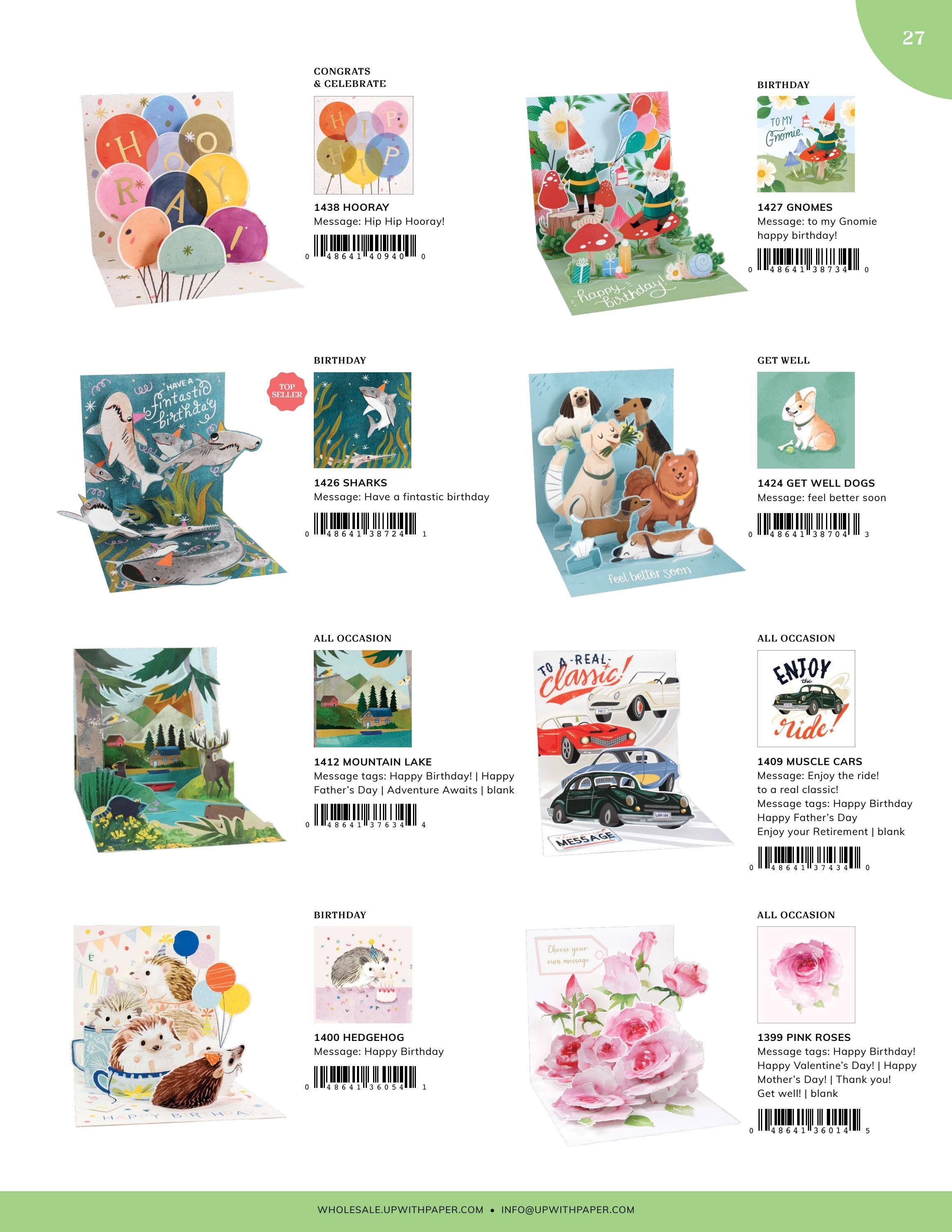 Up With Paper Annual Greeting Card Catalog Weekly Ad January 1 - December 31, 2026