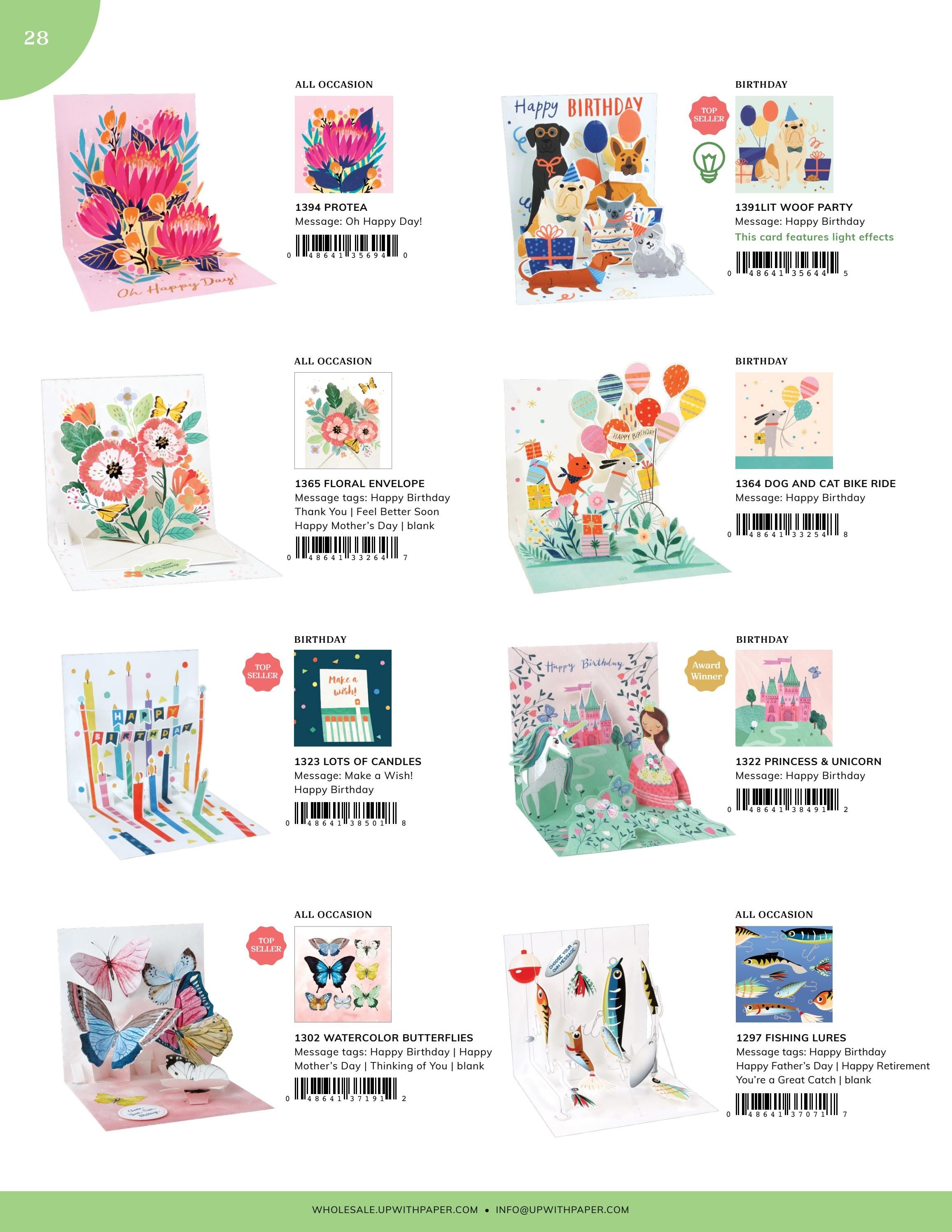 Up With Paper Annual Greeting Card Catalog Weekly Ad January 1 - December 31, 2026