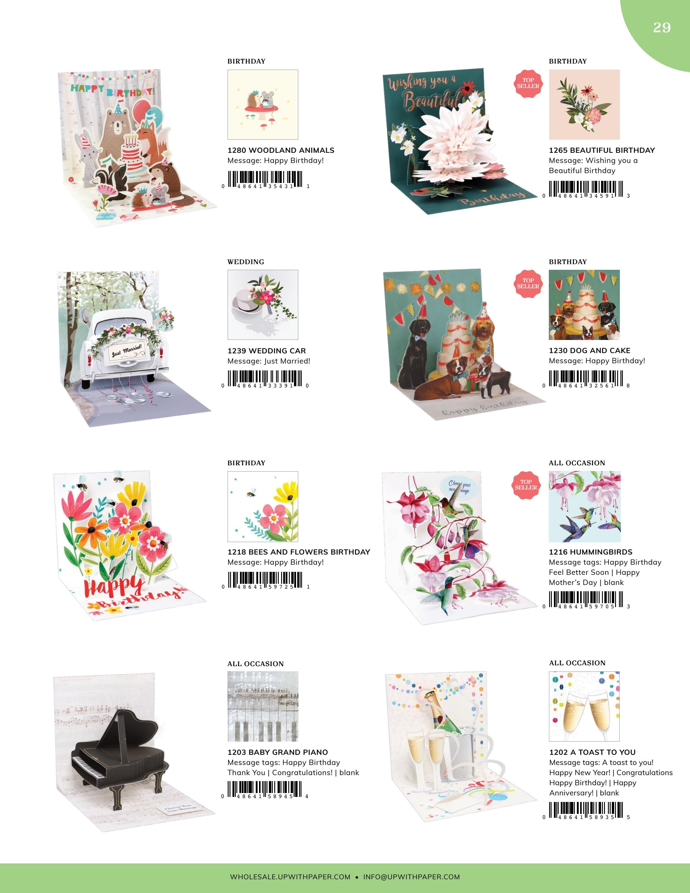 Up With Paper Annual Greeting Card Catalog Weekly Ad January 1 - December 31, 2026