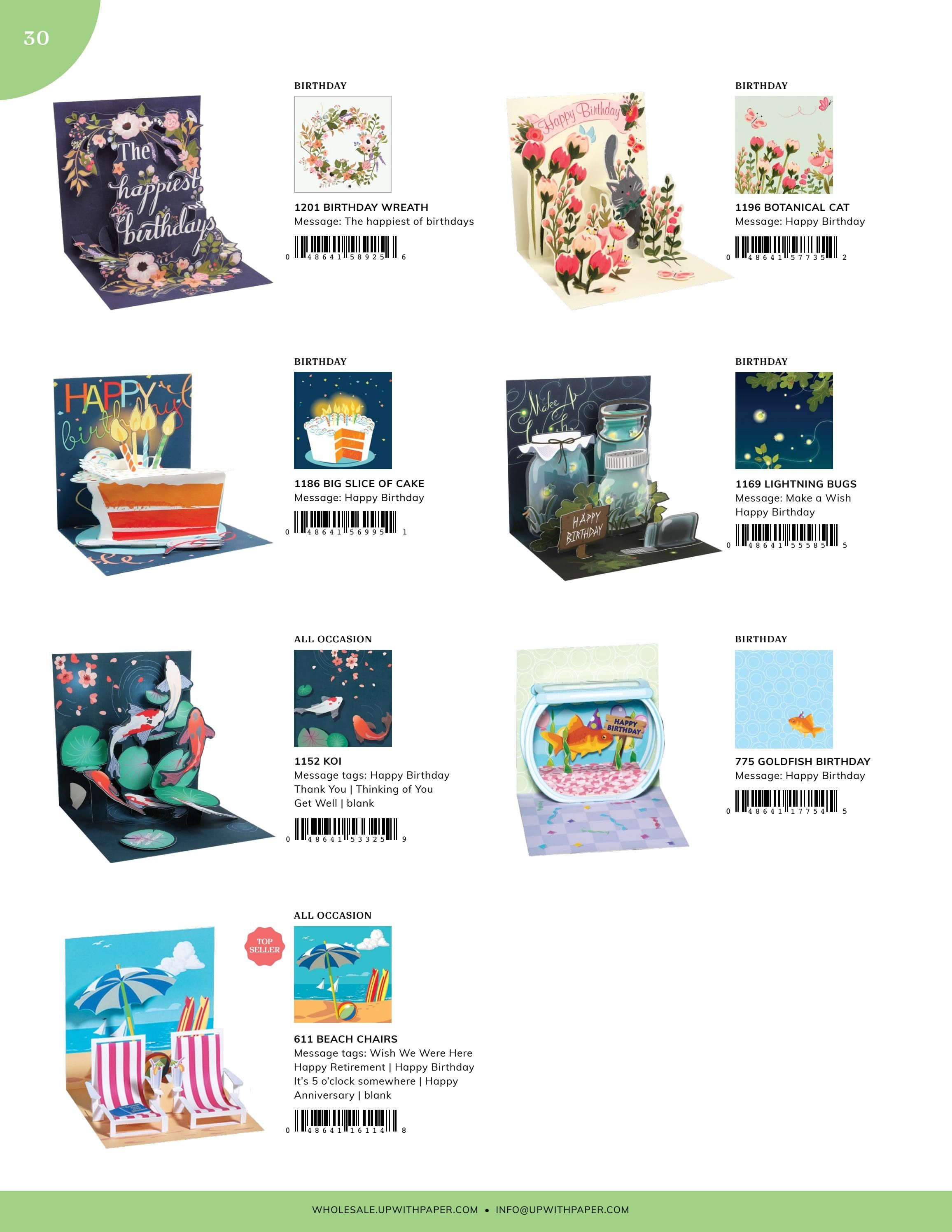 Up With Paper Annual Greeting Card Catalog Weekly Ad January 1 - December 31, 2026