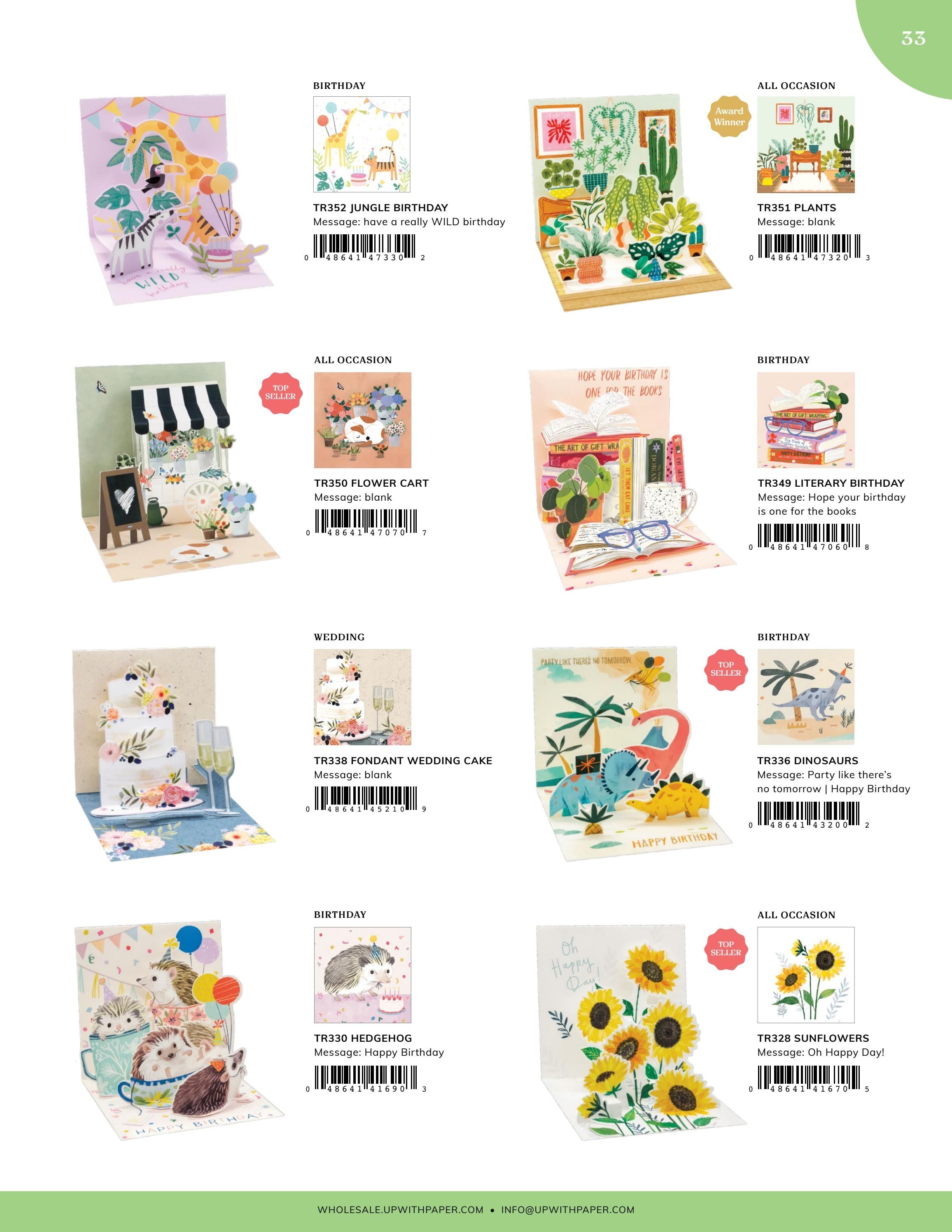 Up With Paper Annual Greeting Card Catalog Weekly Ad January 1 - December 31, 2026
