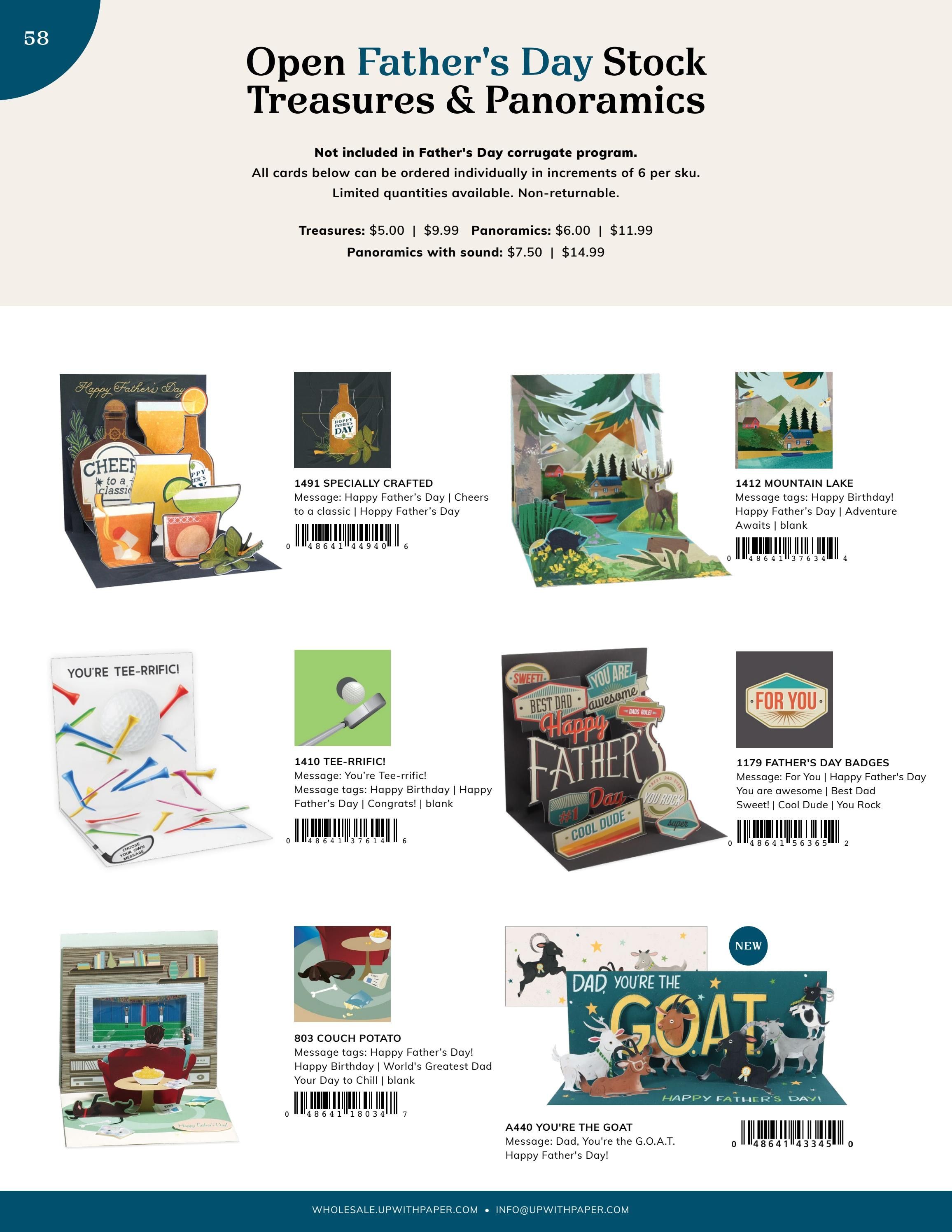 Up With Paper Annual Greeting Card Catalog Weekly Ad January 1 - December 31, 2026