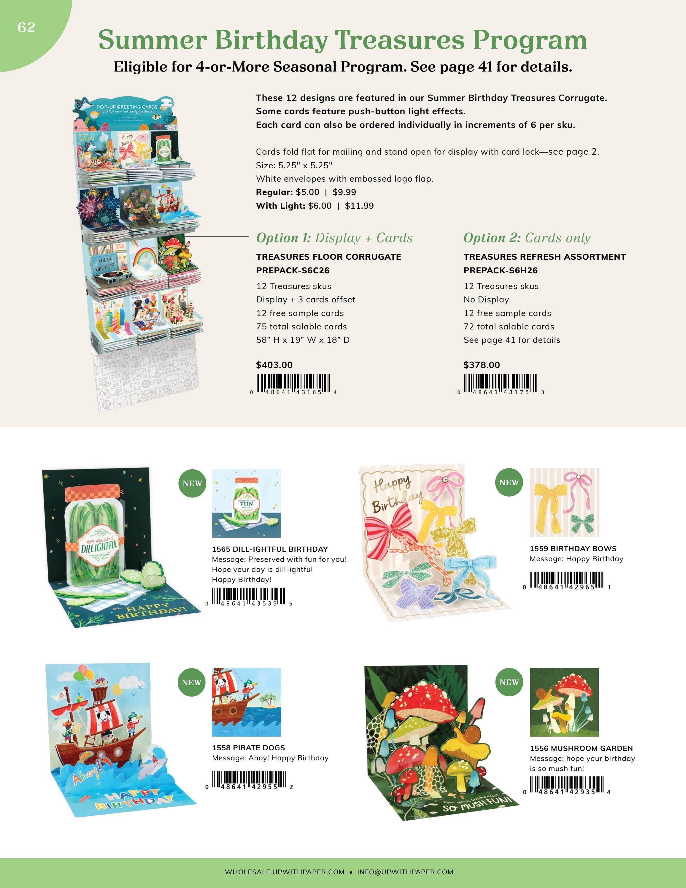 Up With Paper Annual Greeting Card Catalog Weekly Ad January 1 - December 31, 2026