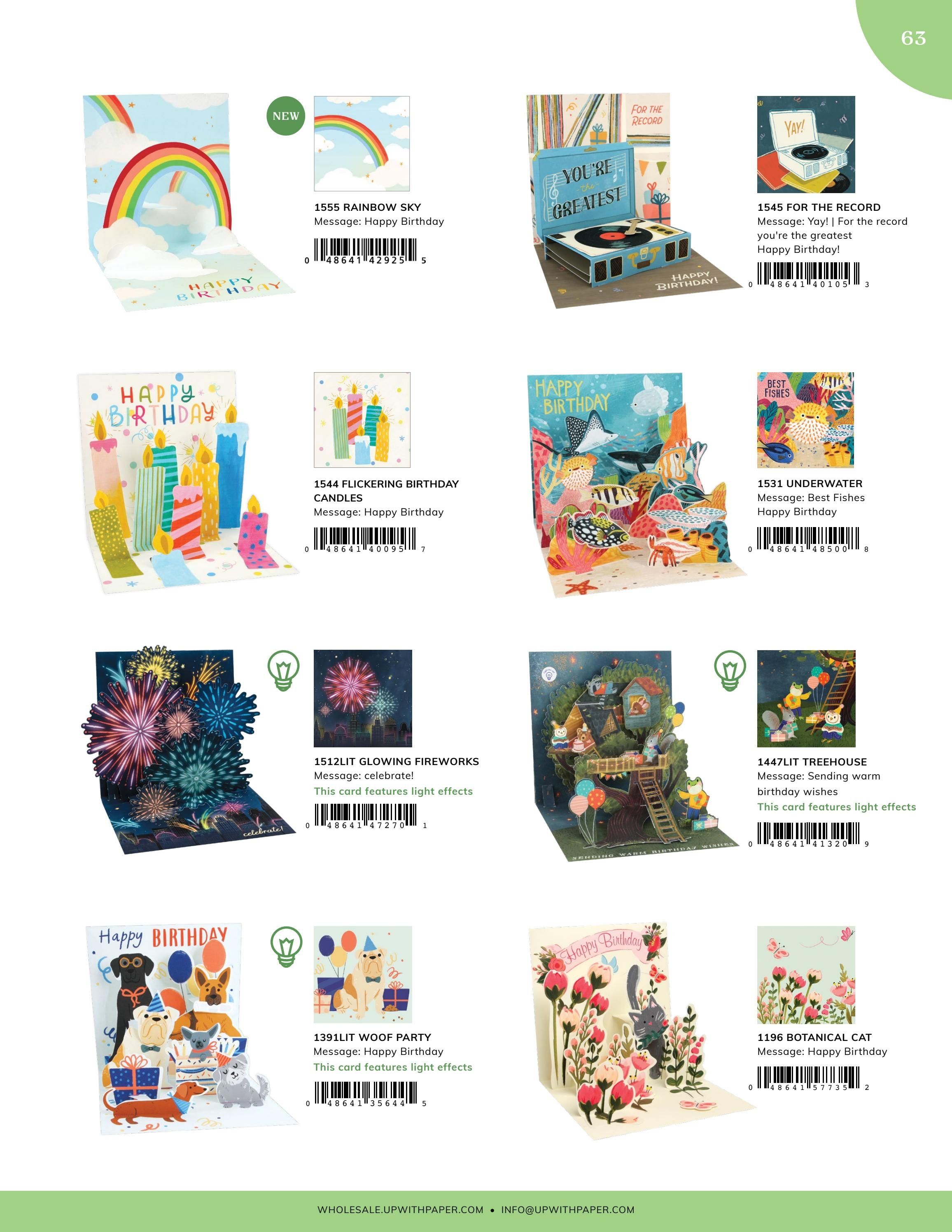 Up With Paper Annual Greeting Card Catalog Weekly Ad January 1 - December 31, 2026
