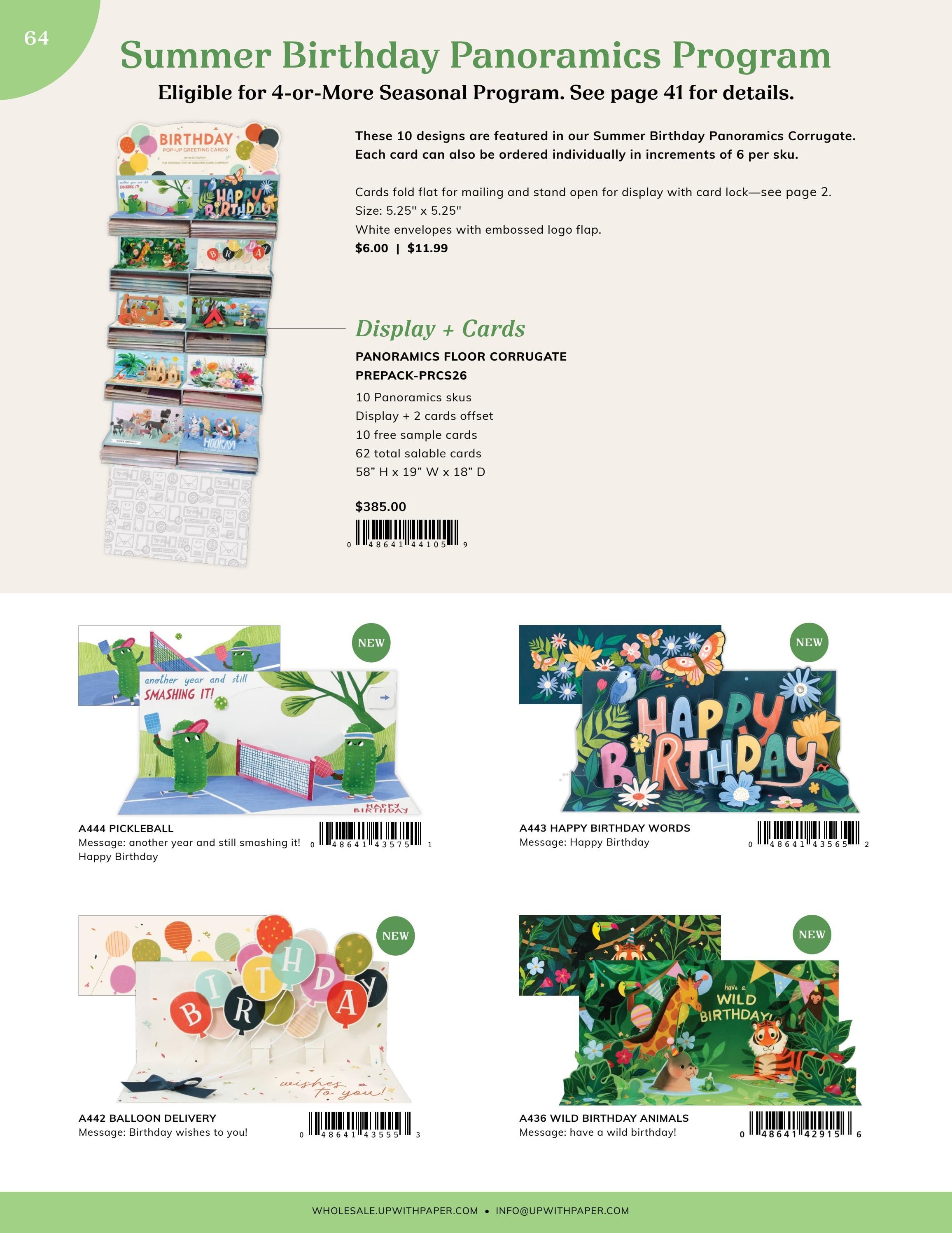 Up With Paper Annual Greeting Card Catalog Weekly Ad January 1 - December 31, 2026