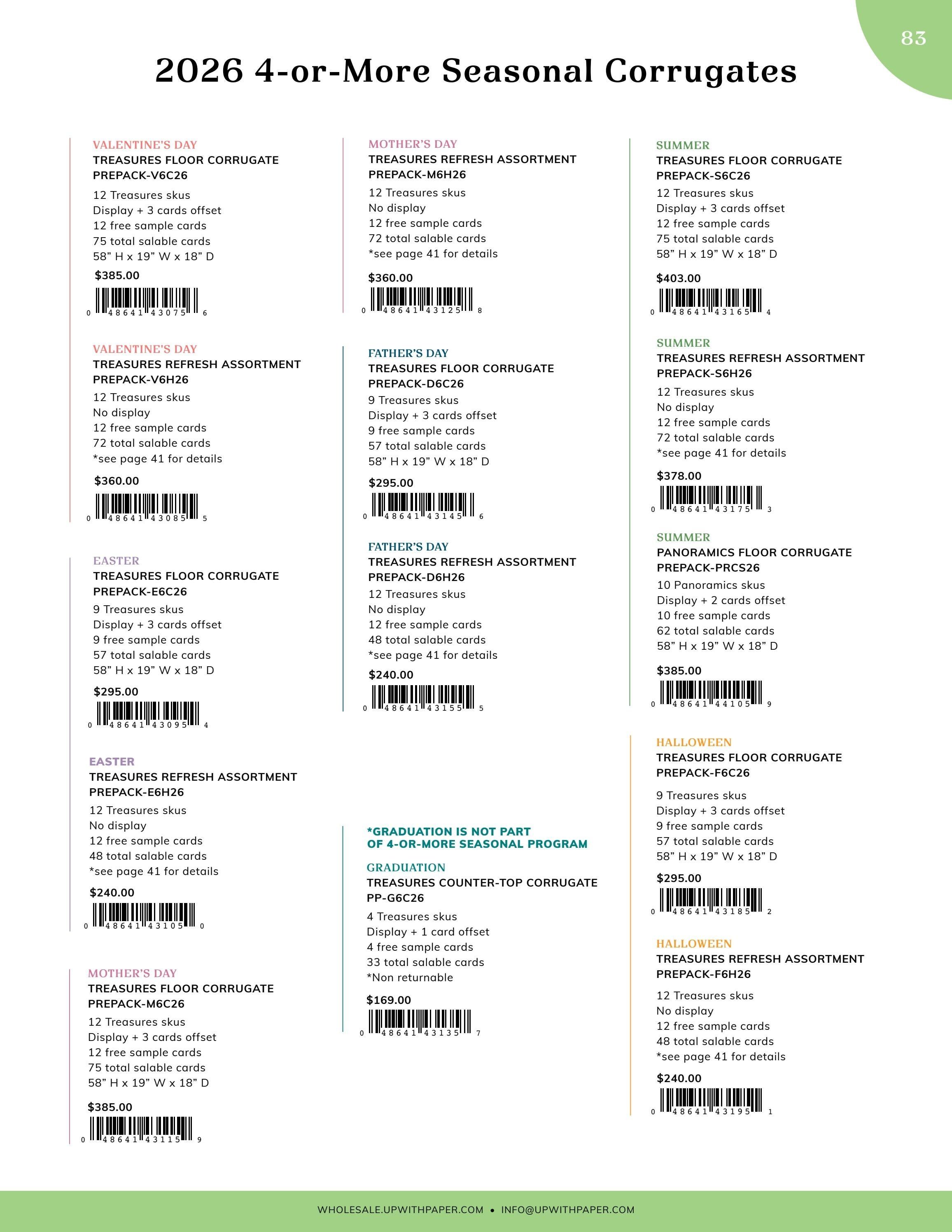Up With Paper Annual Greeting Card Catalog Weekly Ad January 1 - December 31, 2026