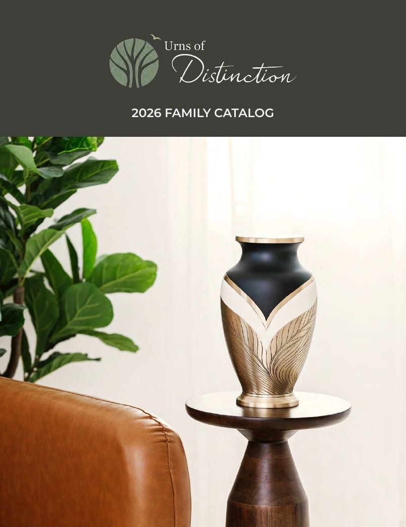 Urns of Distinction Family Urn Catalog Weekly Ad January 1 - December 31, 2026