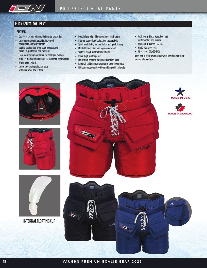 Vaughn Hockey Goalie Gear Catalog Weekly Ad January 1 - December 31, 2026