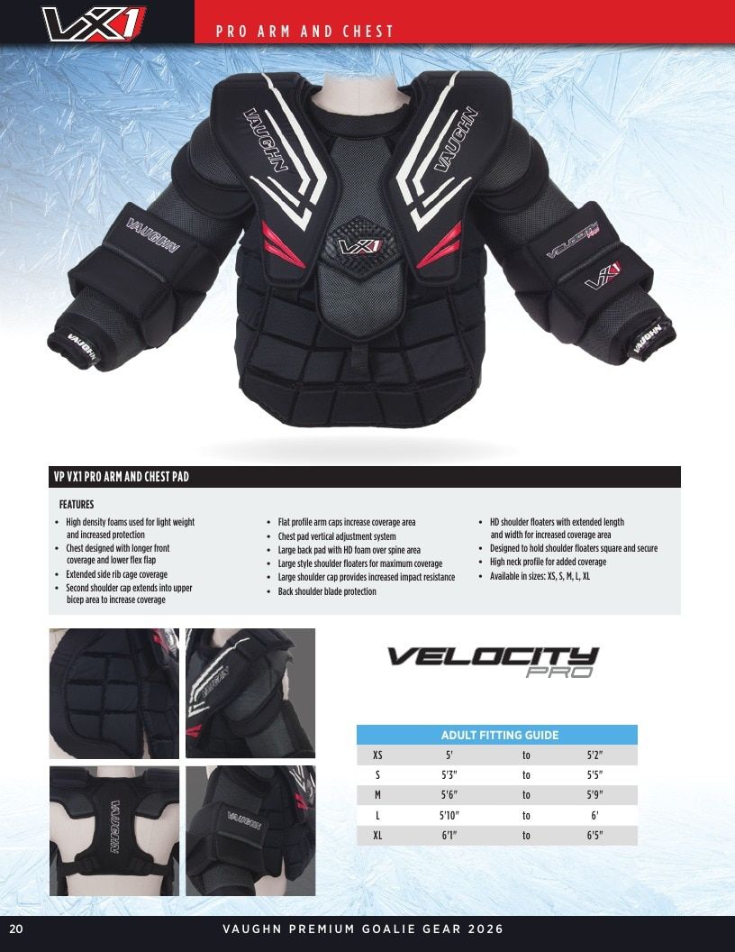 Vaughn Hockey Goalie Gear Catalog Weekly Ad January 1 - December 31, 2026