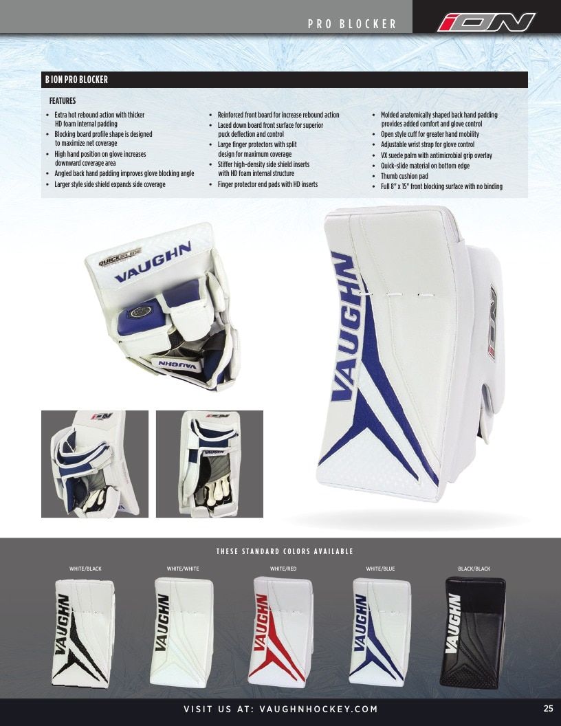 Vaughn Hockey Goalie Gear Catalog Weekly Ad January 1 - December 31, 2026