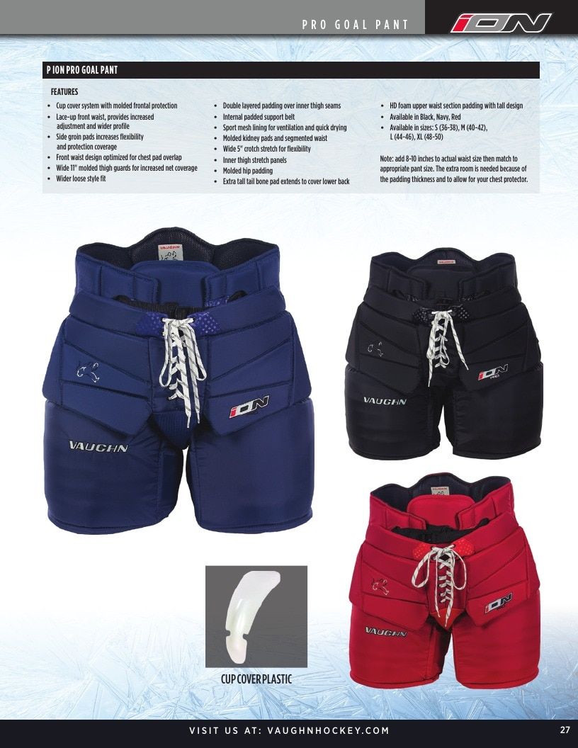 Vaughn Hockey Goalie Gear Catalog Weekly Ad January 1 - December 31, 2026