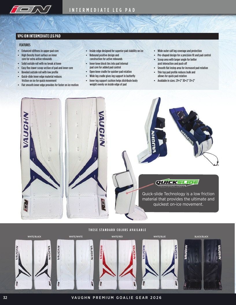 Vaughn Hockey Goalie Gear Catalog Weekly Ad January 1 - December 31, 2026