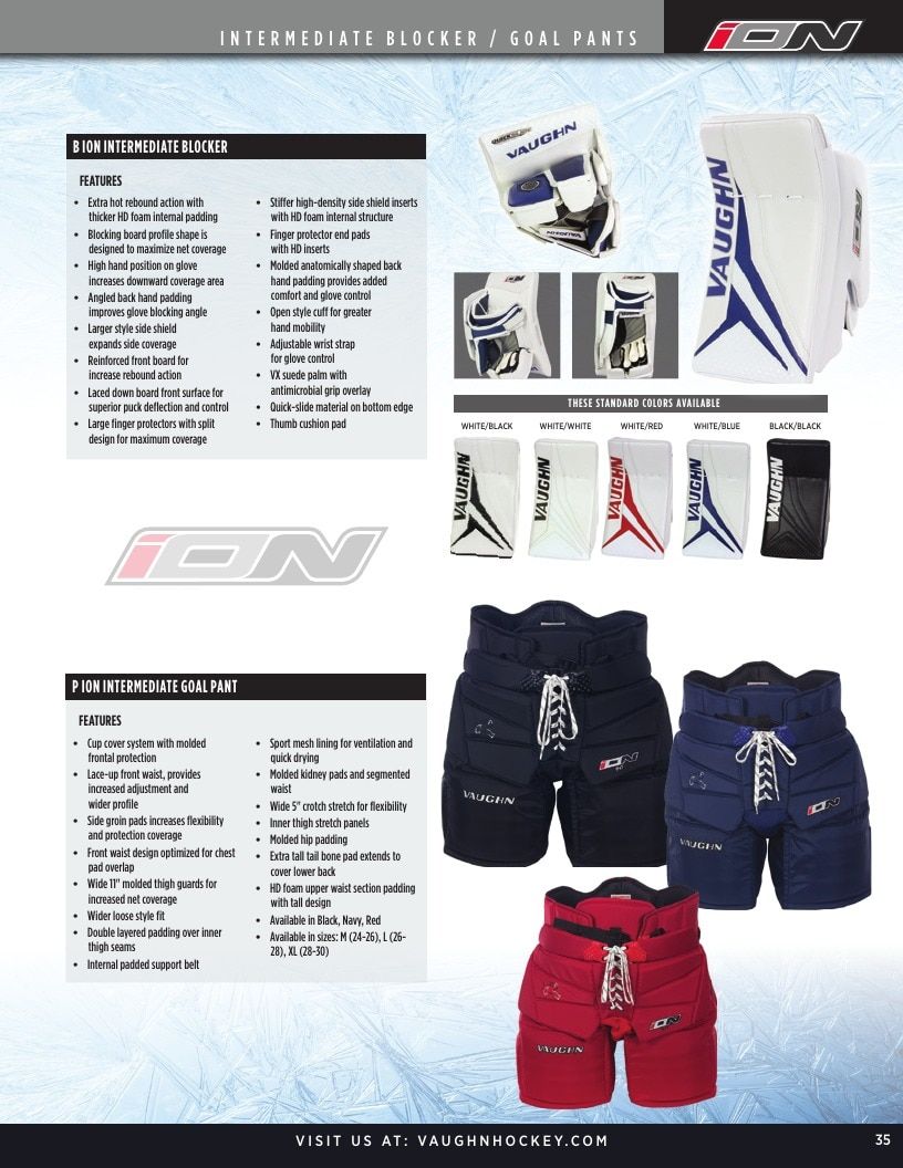 Vaughn Hockey Goalie Gear Catalog Weekly Ad January 1 - December 31, 2026