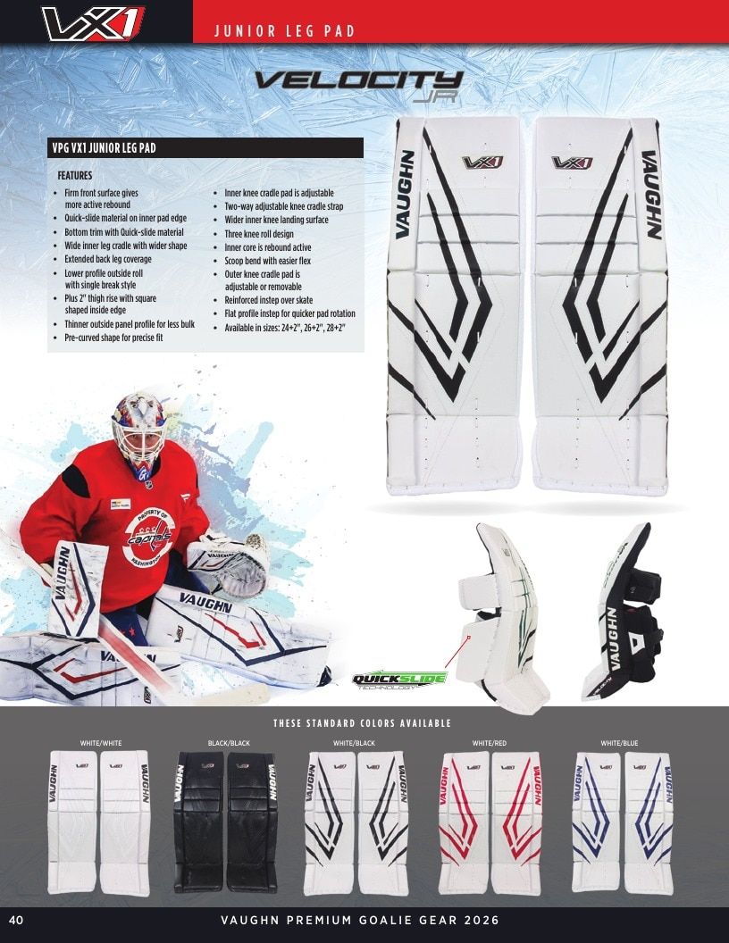 Vaughn Hockey Goalie Gear Catalog Weekly Ad January 1 - December 31, 2026