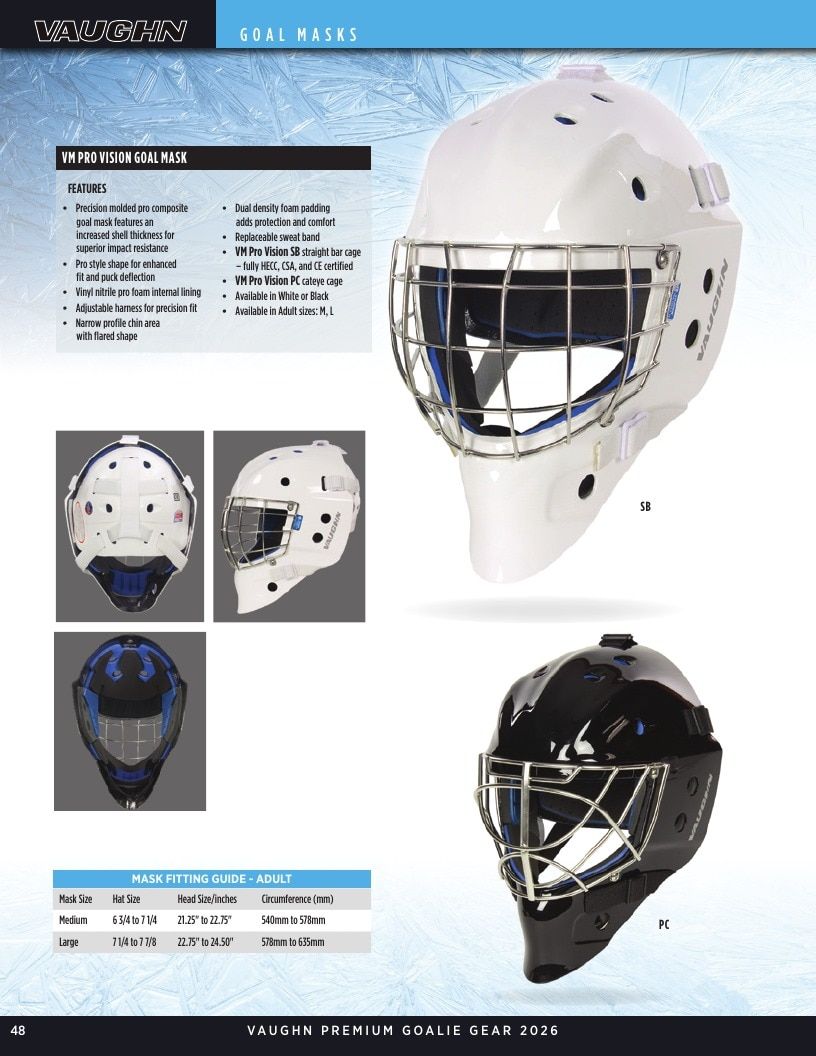 Vaughn Hockey Goalie Gear Catalog Weekly Ad January 1 - December 31, 2026