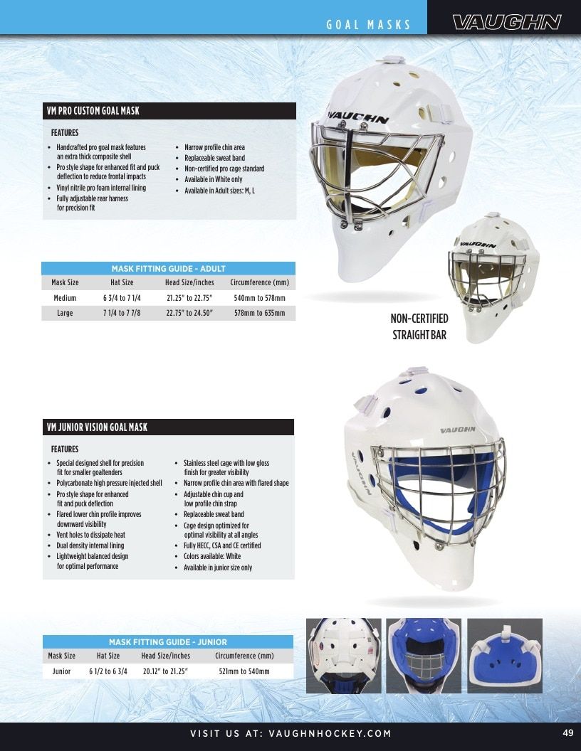 Vaughn Hockey Goalie Gear Catalog Weekly Ad January 1 - December 31, 2026