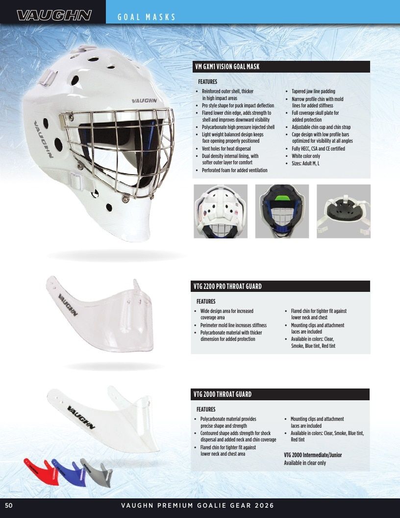 Vaughn Hockey Goalie Gear Catalog Weekly Ad January 1 - December 31, 2026