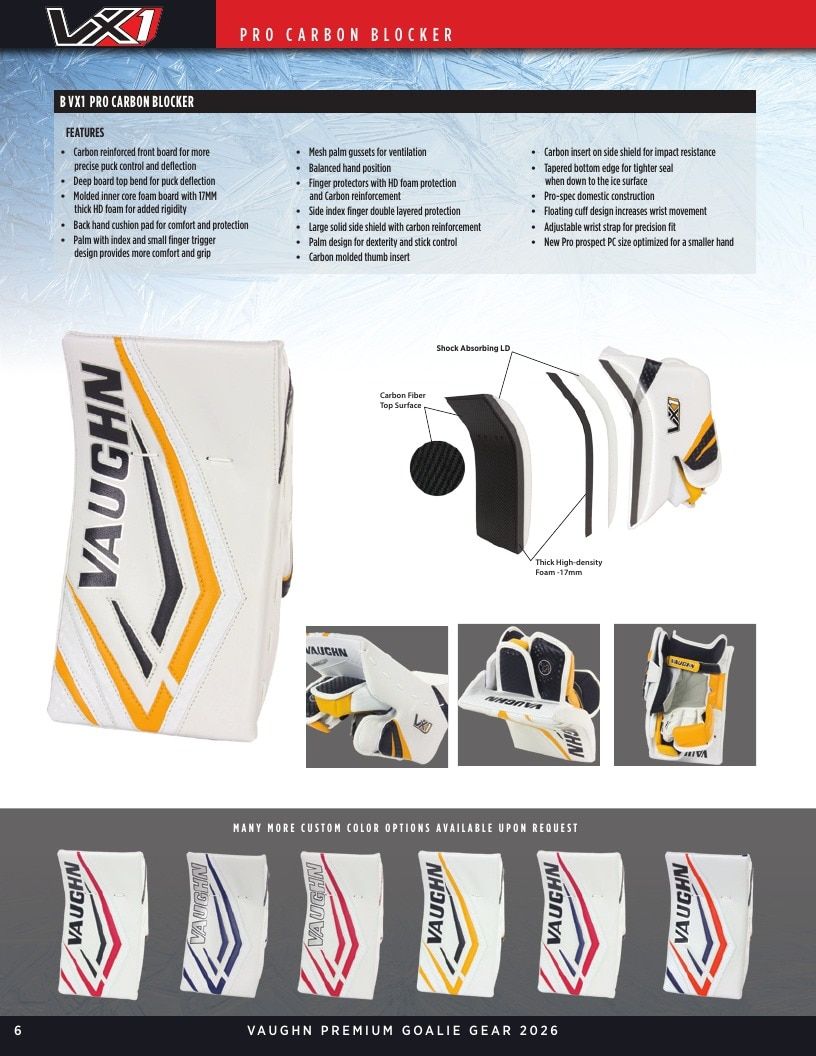 Vaughn Hockey Goalie Gear Catalog Weekly Ad January 1 - December 31, 2026