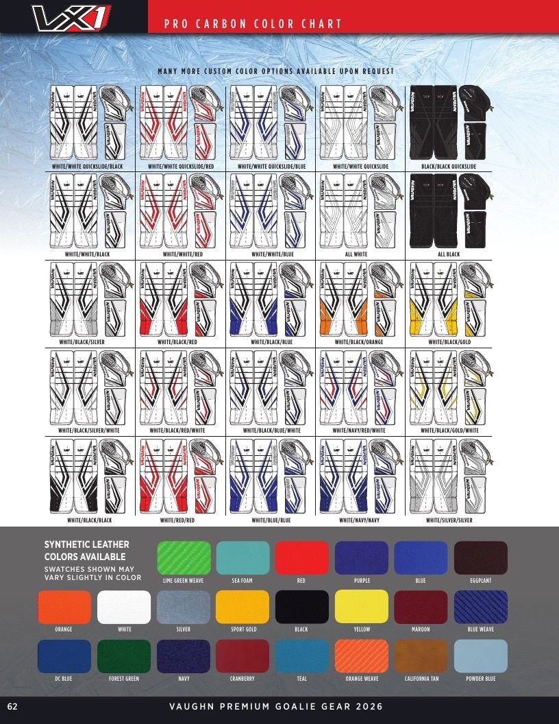 Vaughn Hockey Goalie Gear Catalog Weekly Ad January 1 - December 31, 2026