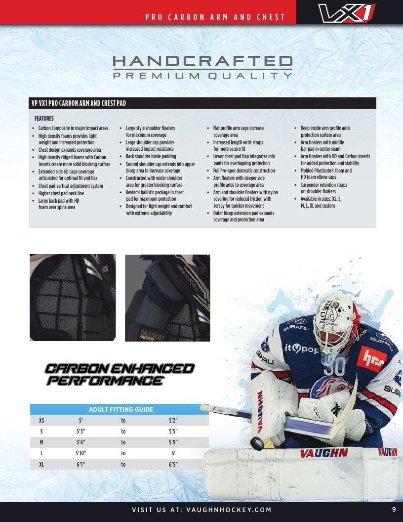 Vaughn Hockey Goalie Gear Catalog Weekly Ad January 1 - December 31, 2026