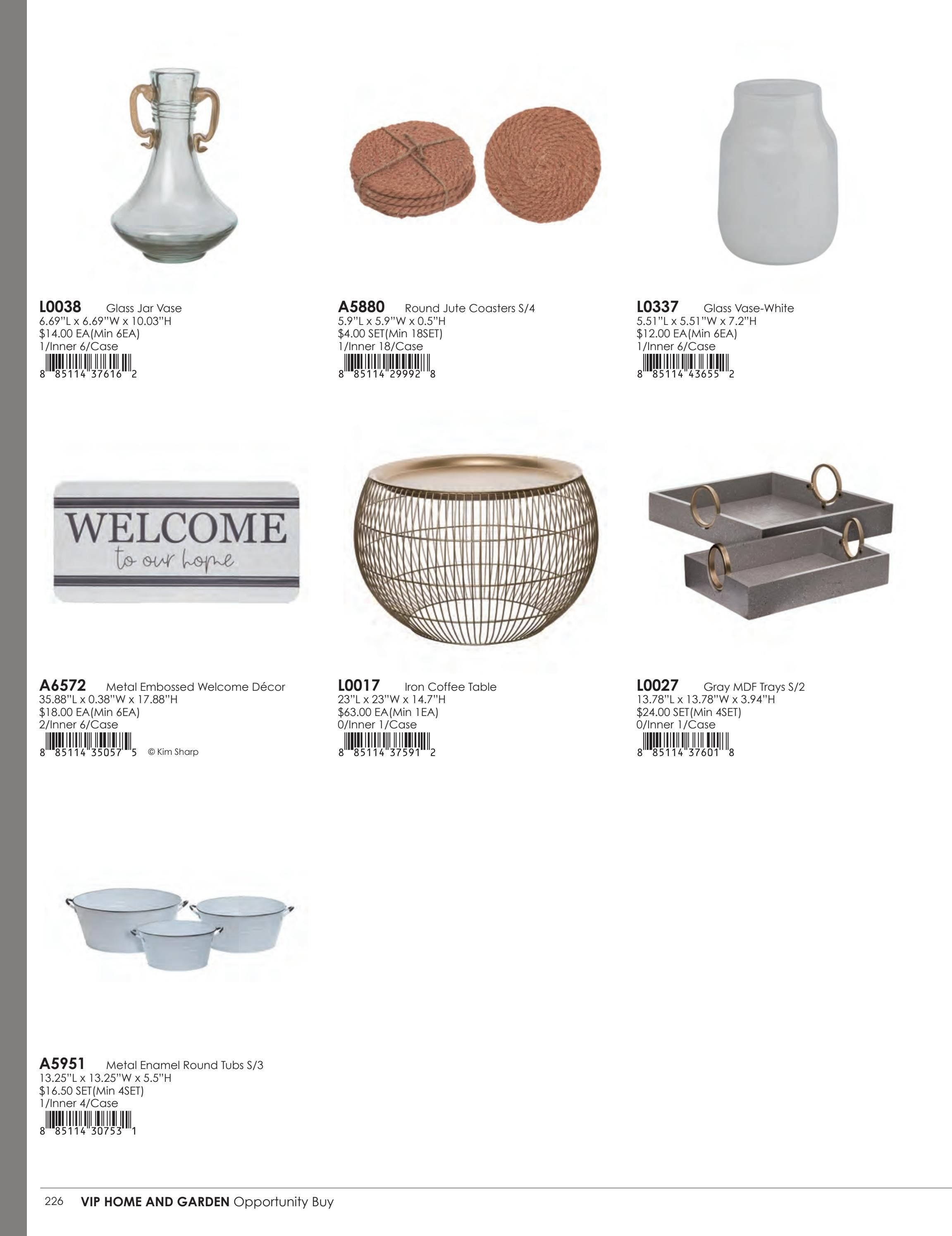 VIP Home & Garden Annual Home and Garden Catalog Weekly Ad January 1 - December 31, 2026