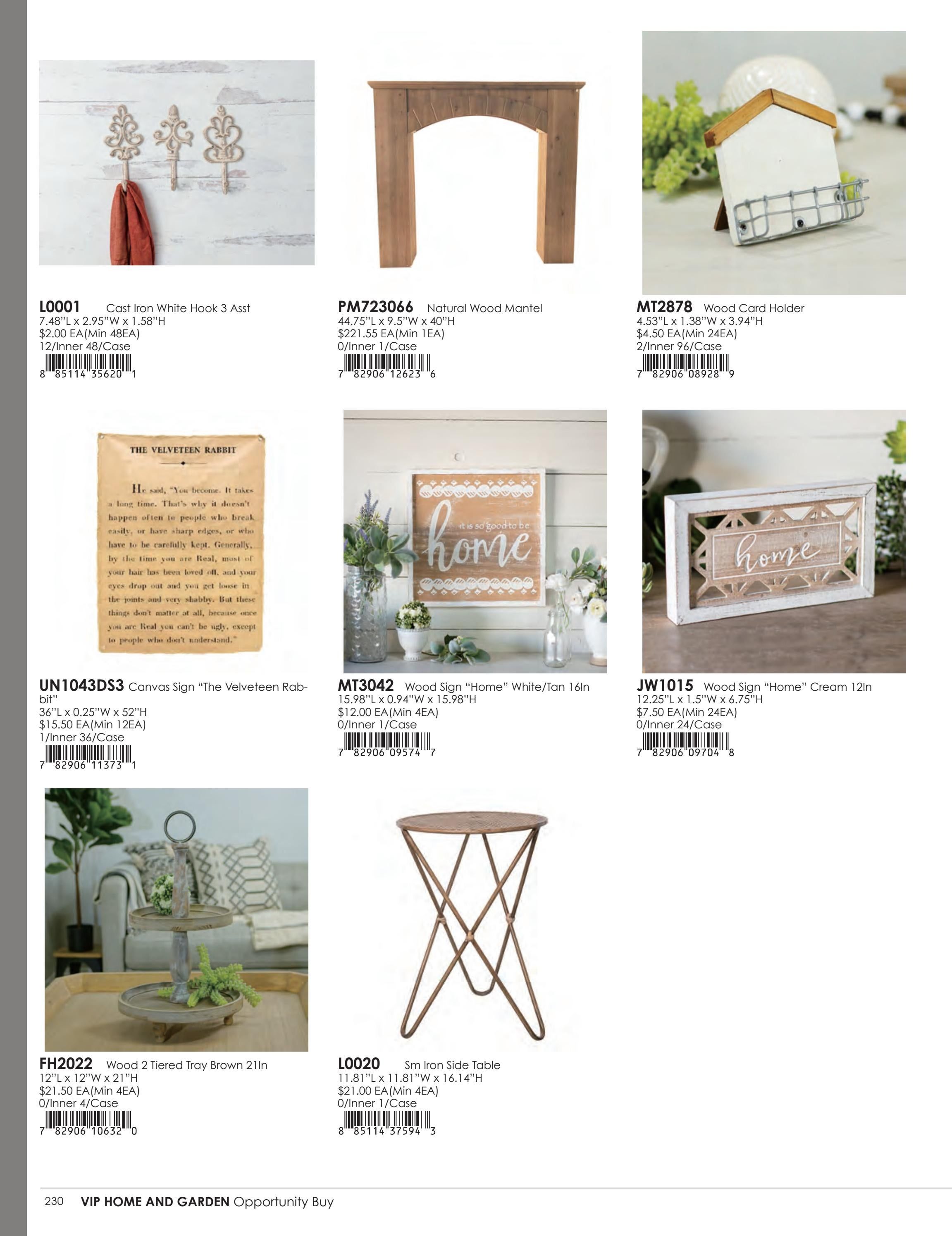 VIP Home & Garden Annual Home and Garden Catalog Weekly Ad January 1 - December 31, 2026