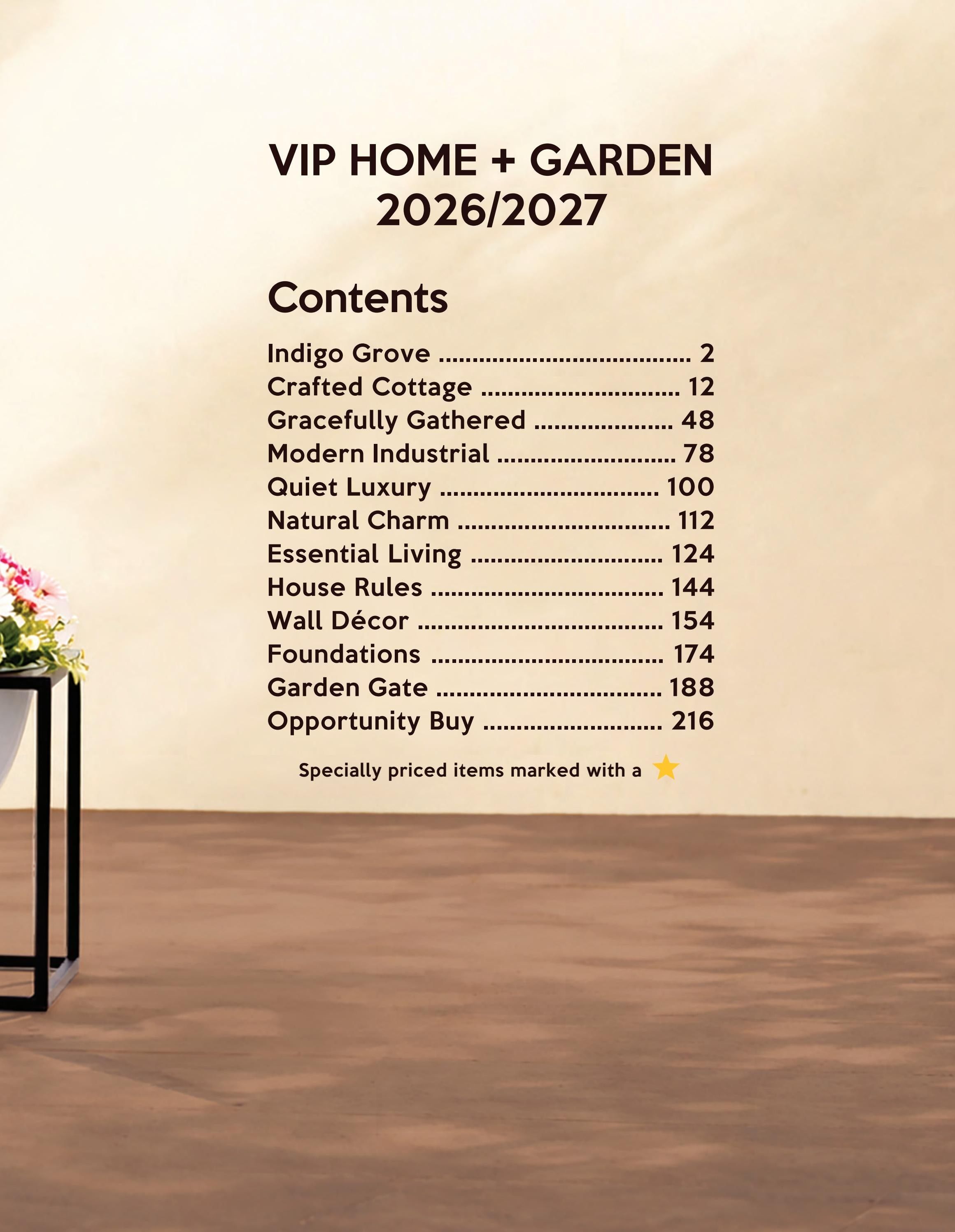 VIP Home & Garden Annual Home and Garden Catalog Weekly Ad January 1 - December 31, 2026