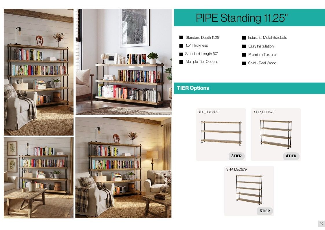 Wallniture Floating Shelves Catalog Weekly Ad January 1 - December 31, 2026