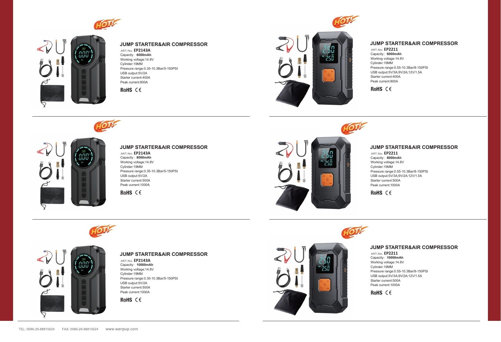 WANPU Automotive Power Products Catalog Weekly Ad January 1 - December 31, 2026