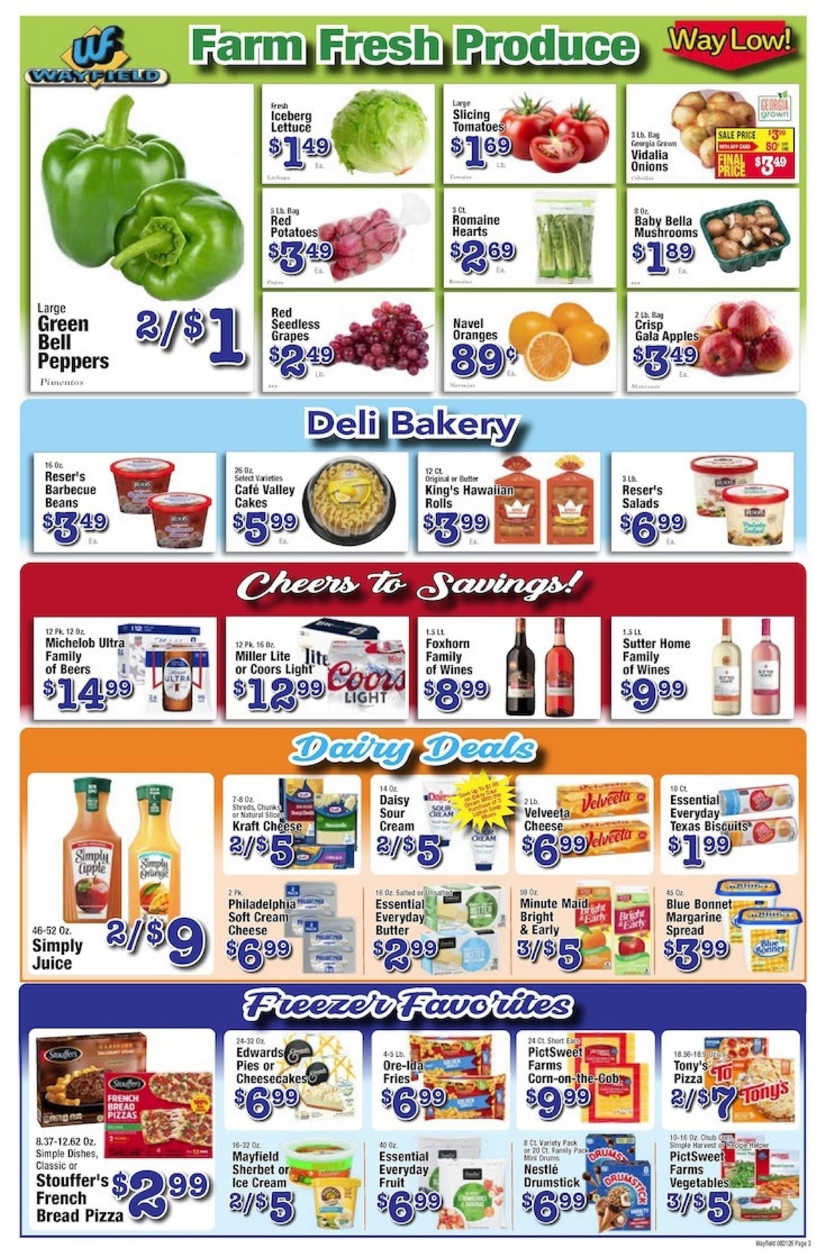 Wayfield Foods Weekly Ad August 31 - September 7, 2026
