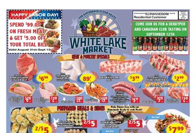 White Lake Supermarket Weekly Ad August 31 - September 13, 2026