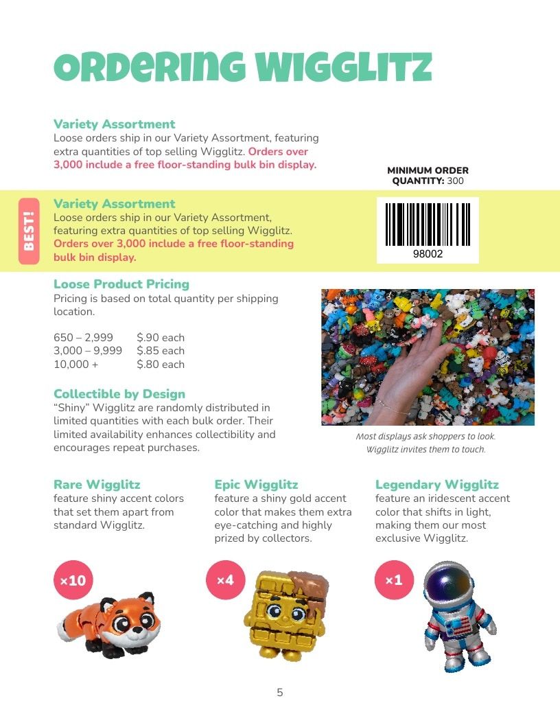 Wigglitz Fall and Winter Fidget Toys Catalog Weekly Ad January 1 - December 31, 2026