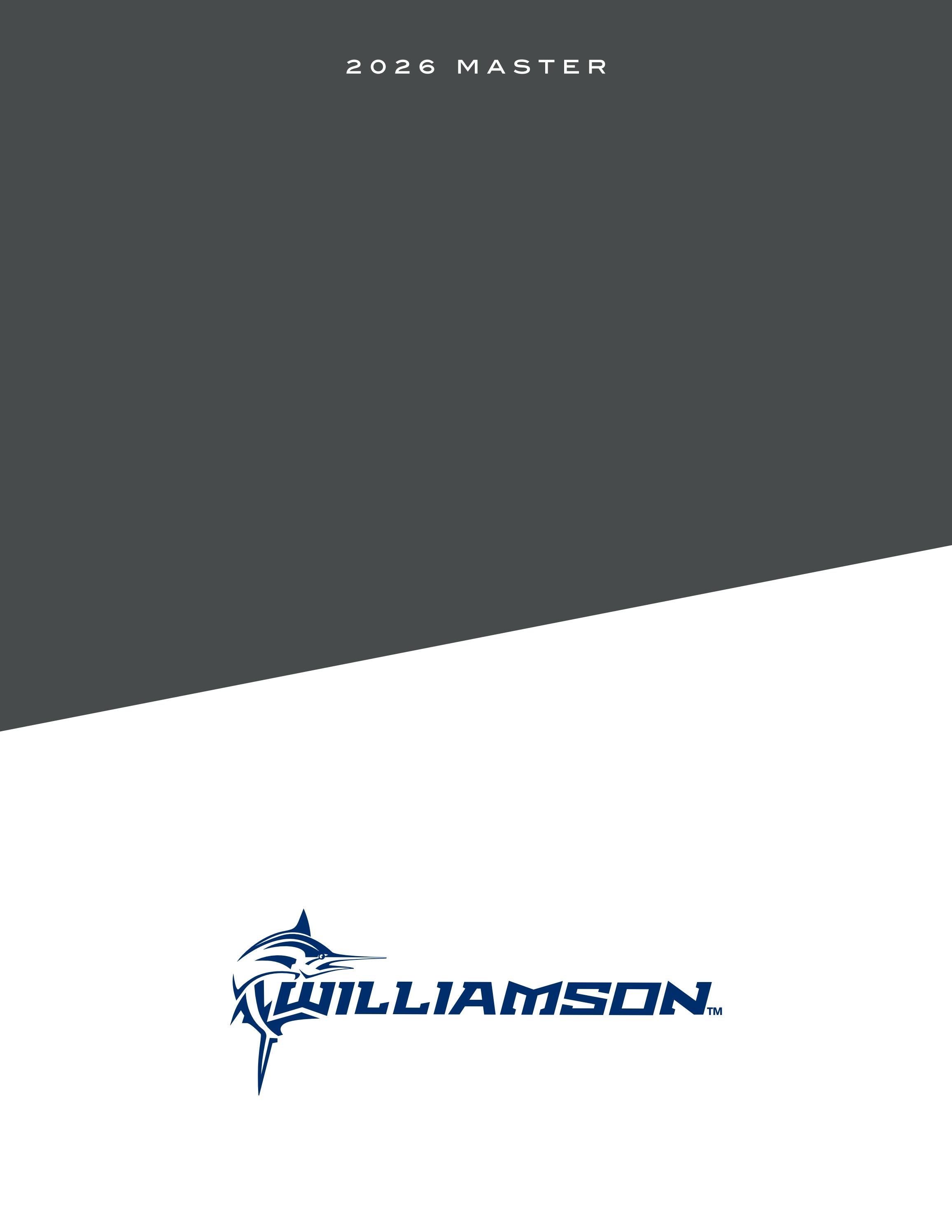 Williamson Lures Fishing Lures Catalog Weekly Ad January 1 - December 31, 2026