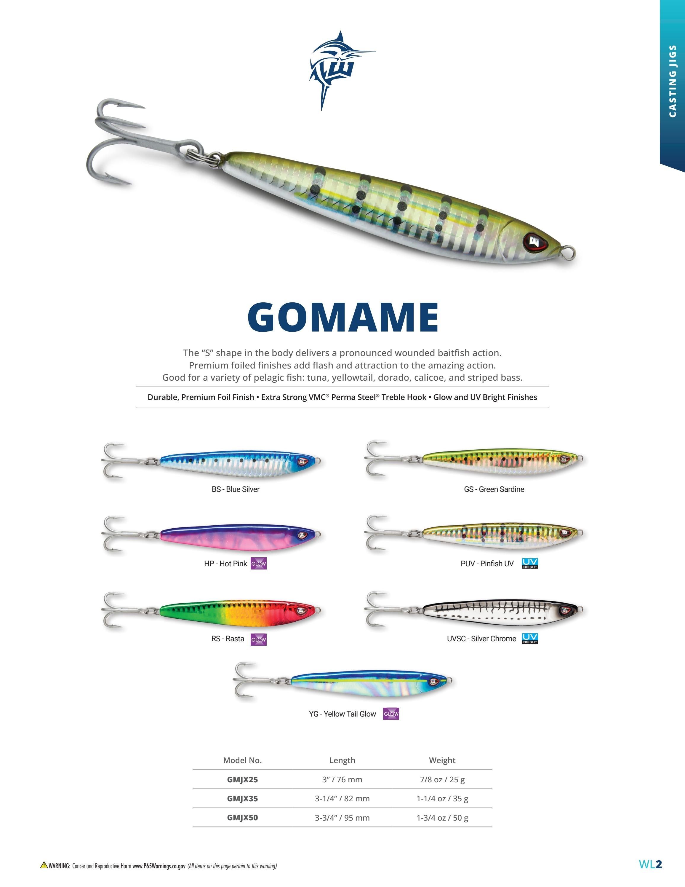 Williamson Lures Fishing Lures Catalog Weekly Ad January 1 - December 31, 2026