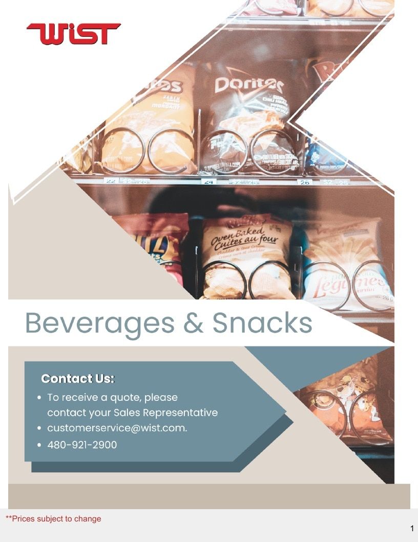 Wist Business Supplies & Equipment Beverages and Snacks Catalog Weekly Ad January 1 - December 31, 2026