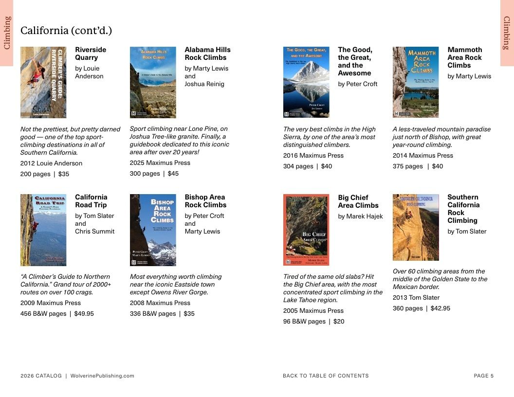 Wolverine Publishing Books Catalog Weekly Ad January 1 - December 31, 2026