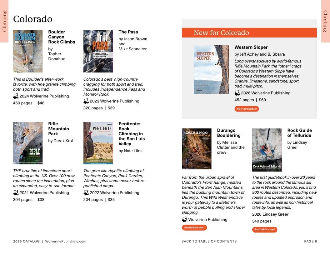 Wolverine Publishing Books Catalog Weekly Ad January 1 - December 31, 2026