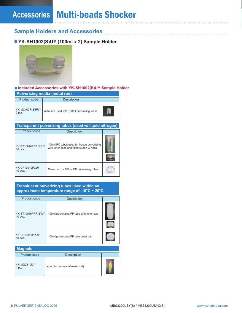 Yamato USA Laboratory Equipment Catalog Weekly Ad January 1 - December 31, 2026