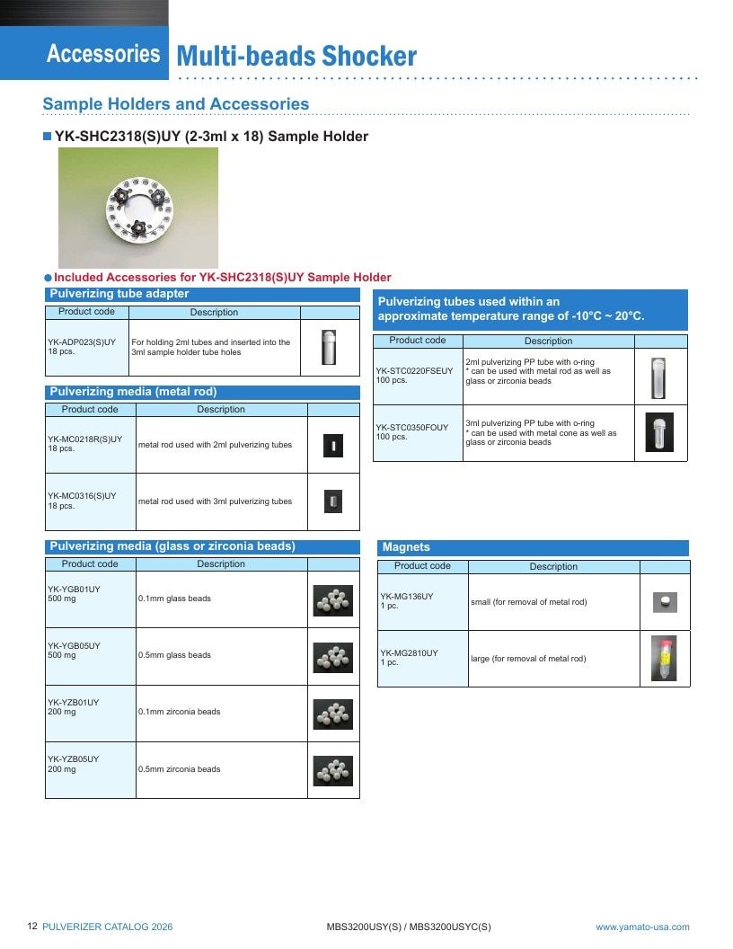 Yamato USA Laboratory Equipment Catalog Weekly Ad January 1 - December 31, 2026