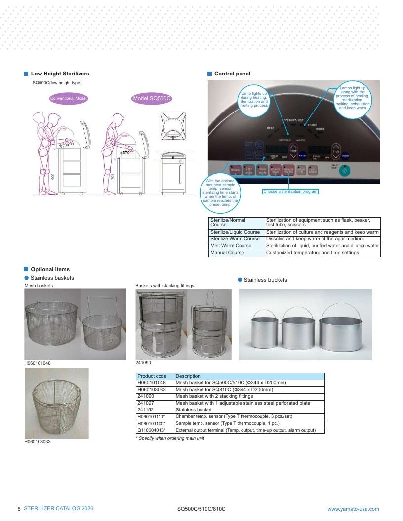 Yamato USA Laboratory Equipment Catalog Weekly Ad January 1 - December 31, 2026