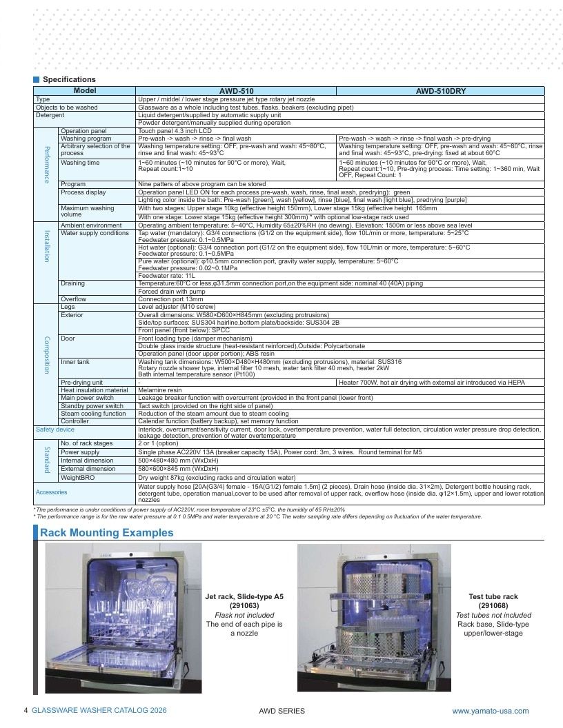 Yamato USA Laboratory Equipment Catalog Weekly Ad January 1 - December 31, 2026