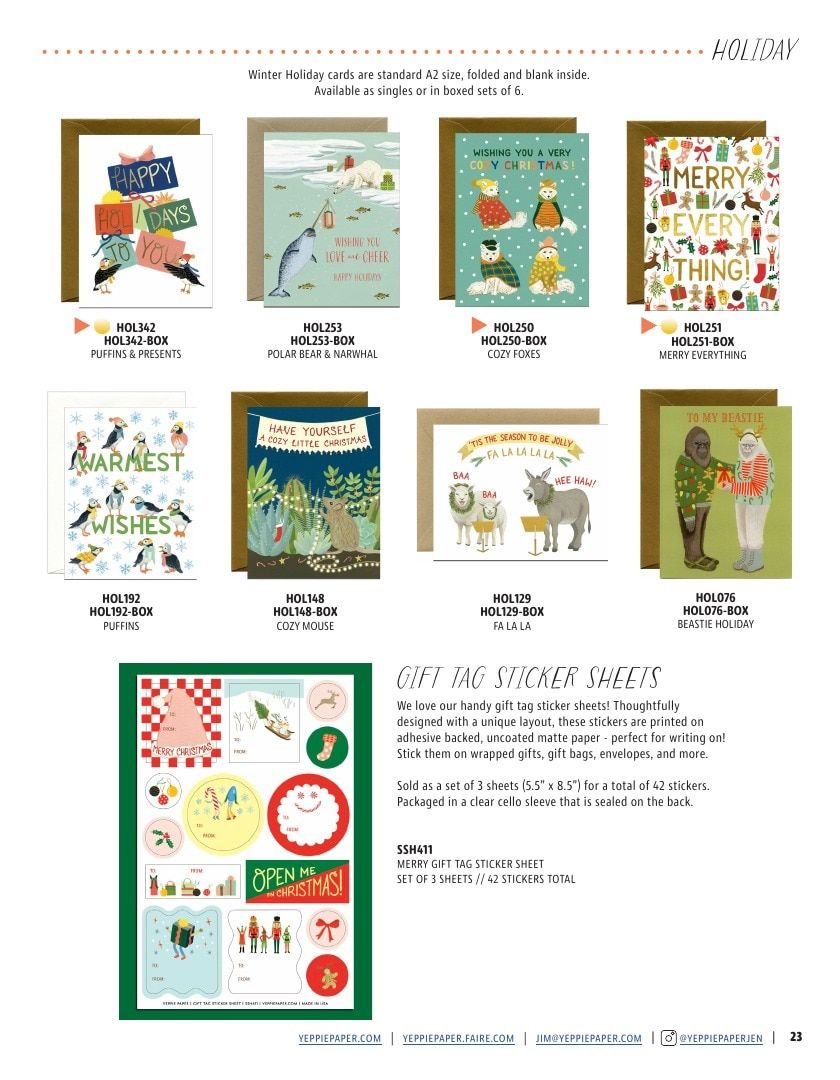 Yeppie Paper Stationery Catalog Weekly Ad January 1 - December 31, 2026