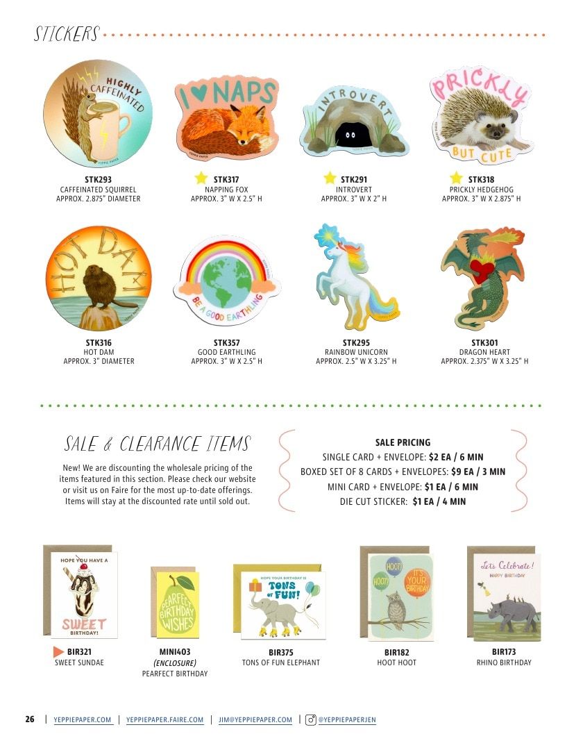 Yeppie Paper Stationery Catalog Weekly Ad January 1 - December 31, 2026