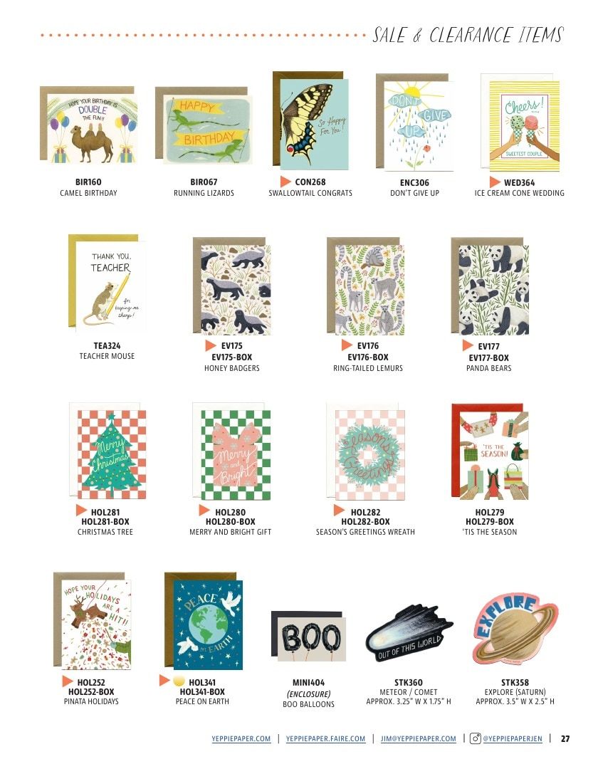 Yeppie Paper Stationery Catalog Weekly Ad January 1 - December 31, 2026