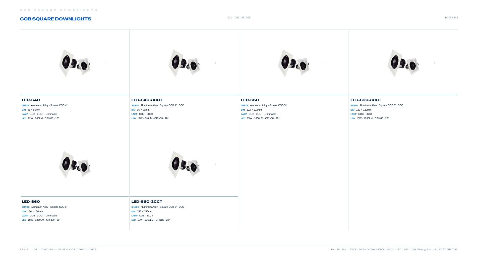 ZENIT Lighting Lighting Products Catalog Weekly Ad January 1 - December 31, 2026