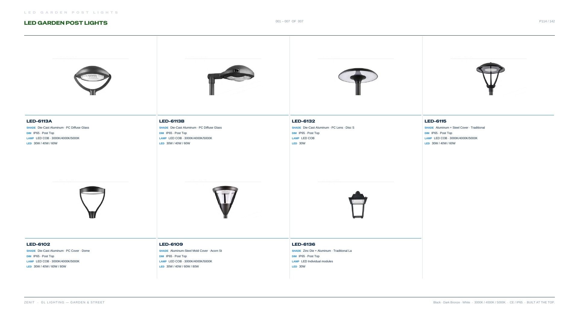 ZENIT Lighting Lighting Products Catalog Weekly Ad January 1 - December 31, 2026
